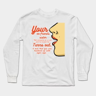 Your ex-friend's sister met someone at the club... | Paris gossip by Taylor Swift | Midnights album Swiftie Long Sleeve T-Shirt